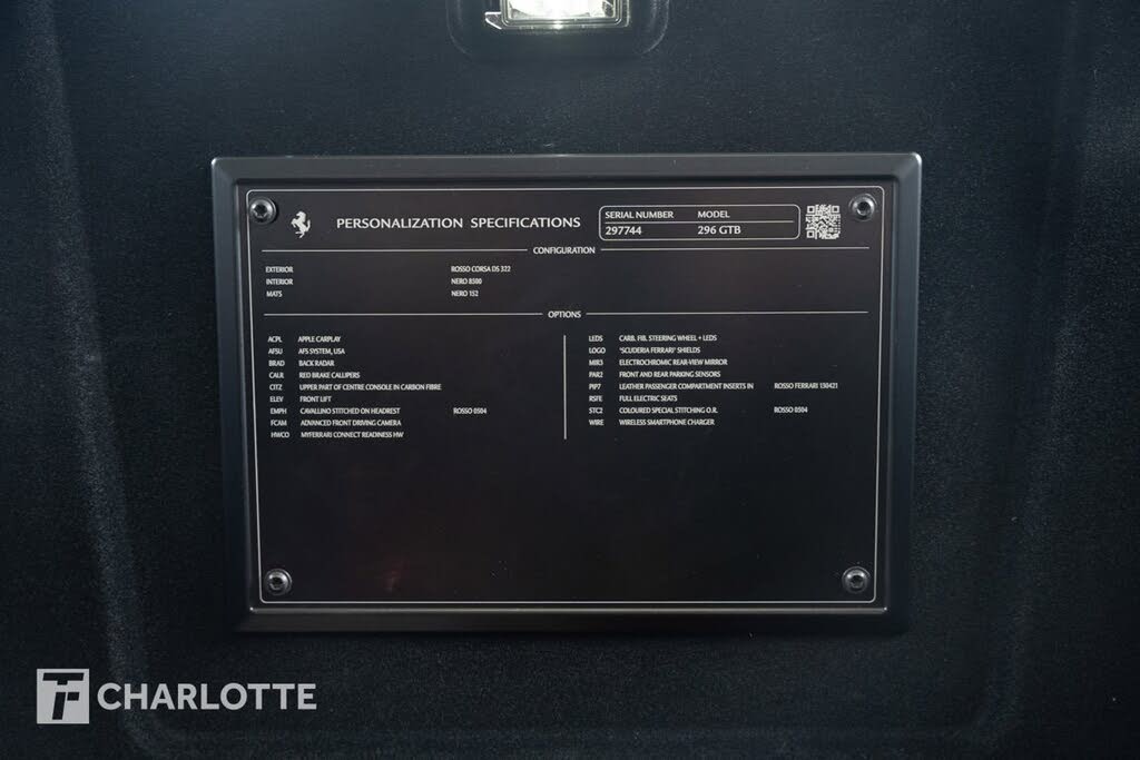 2023 Ferrari 296 GTB RWD