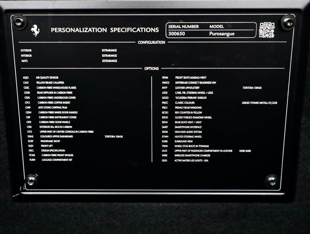 2023 Ferrari Purosangue AWD