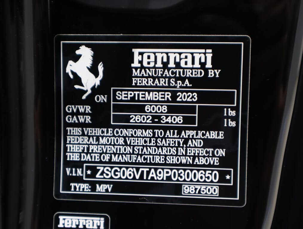 2023 Ferrari Purosangue AWD