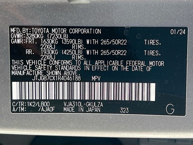 2024 Lexus LX 600 Luxury AWD