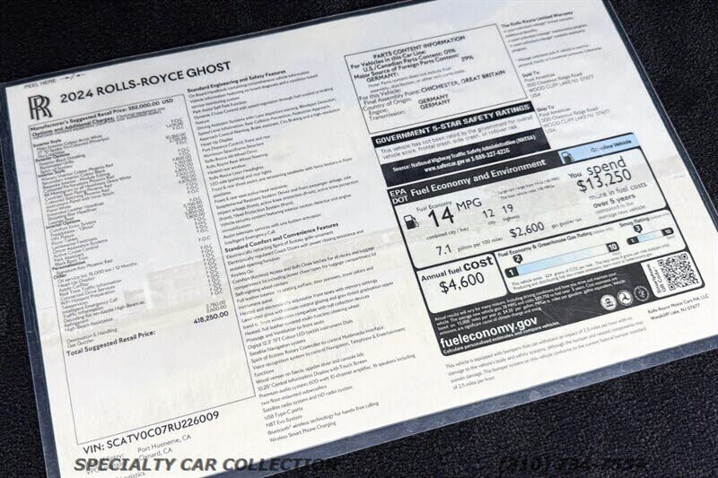 2024 Rolls-Royce Ghost AWD