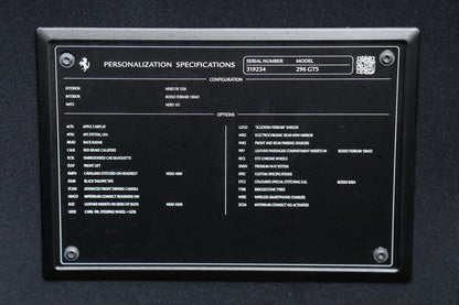 2025 Ferrari 296 GTS RWD